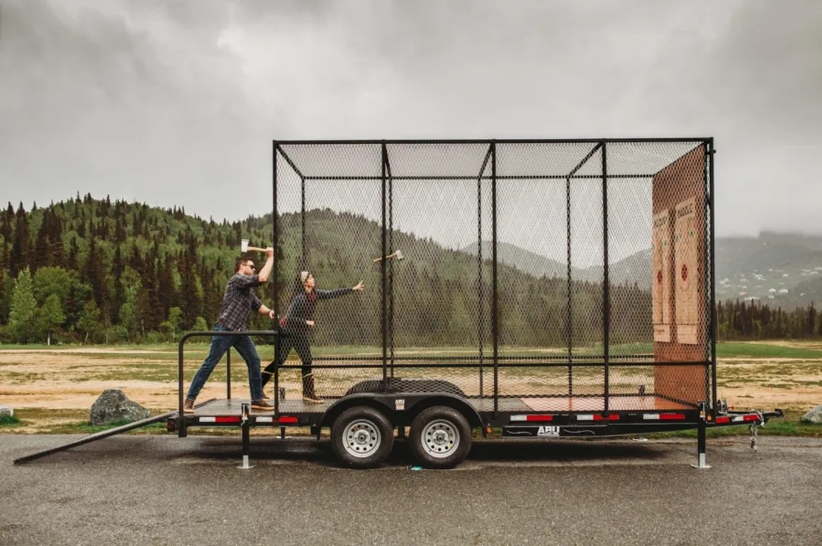 No Experience Quite Like a Mobile Axe Throwing Event in Anchorage, Alaska